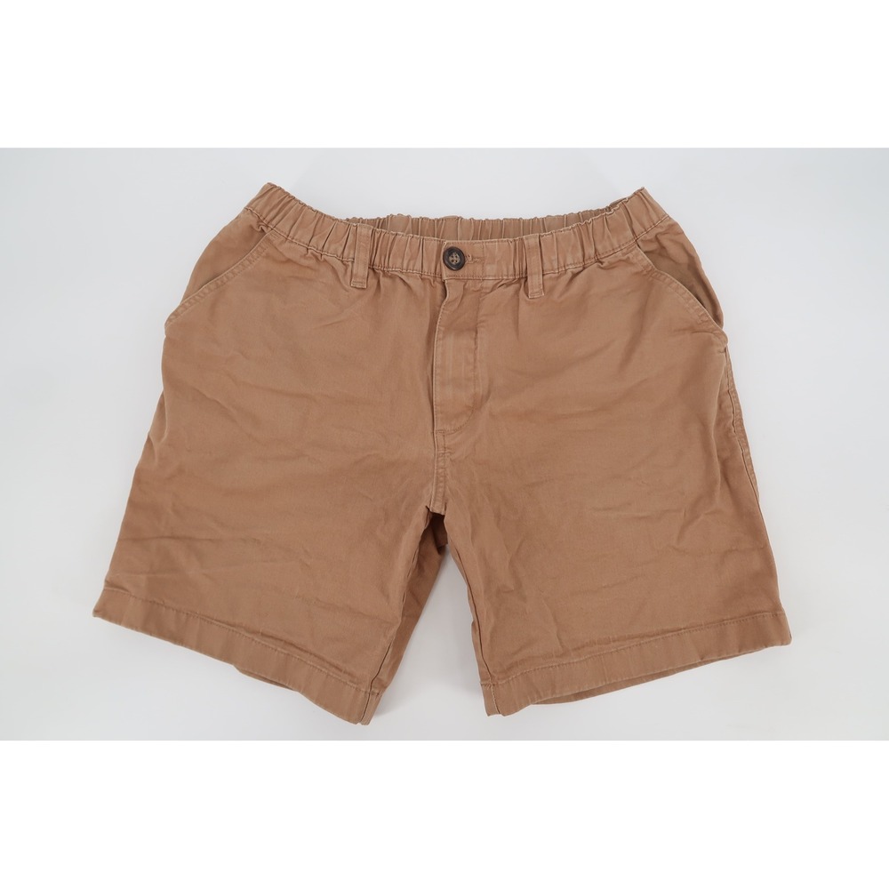 Chubbies Chino Shorts Mens Medium Tan Brown 7" Inseam Original Stretch